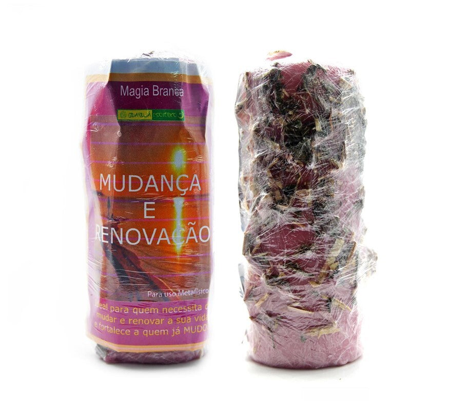 Vela Ervas Mudança/Renovação – Kruidenkaars voor Verandering & Vernieuwing