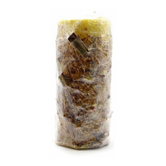Vela Ervas Dinheiro – Kruidenkaars voor Geld & Welvaart 14x6cm