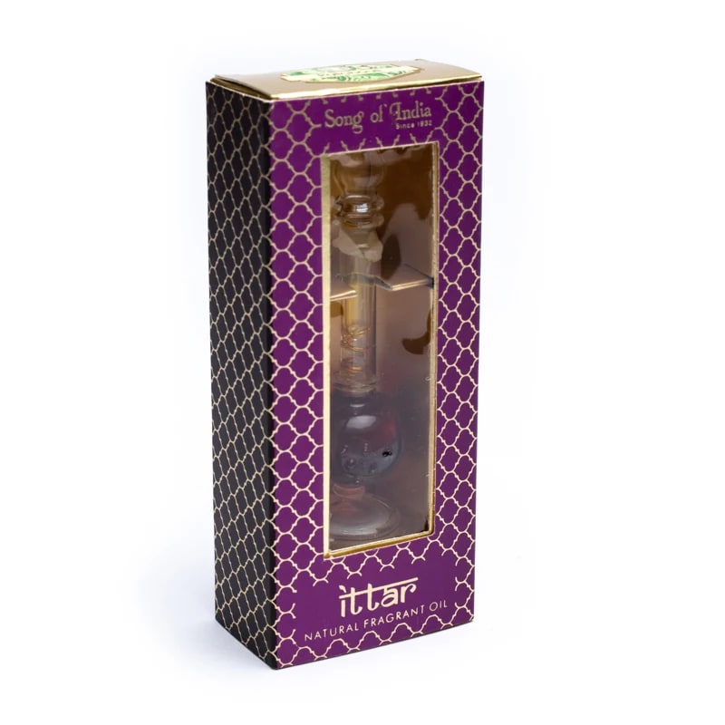 Patchouli Geurolie – Handgeblazen Glazen Flesje | Song of India