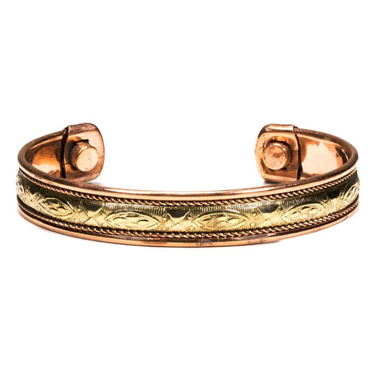 Koperen Magnetische Armbanden | Set van 2 | Chakra & Energiebalans