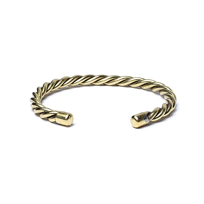 Gedraaide Armband Goudkleurig | 100% Messing | Verstelbaar