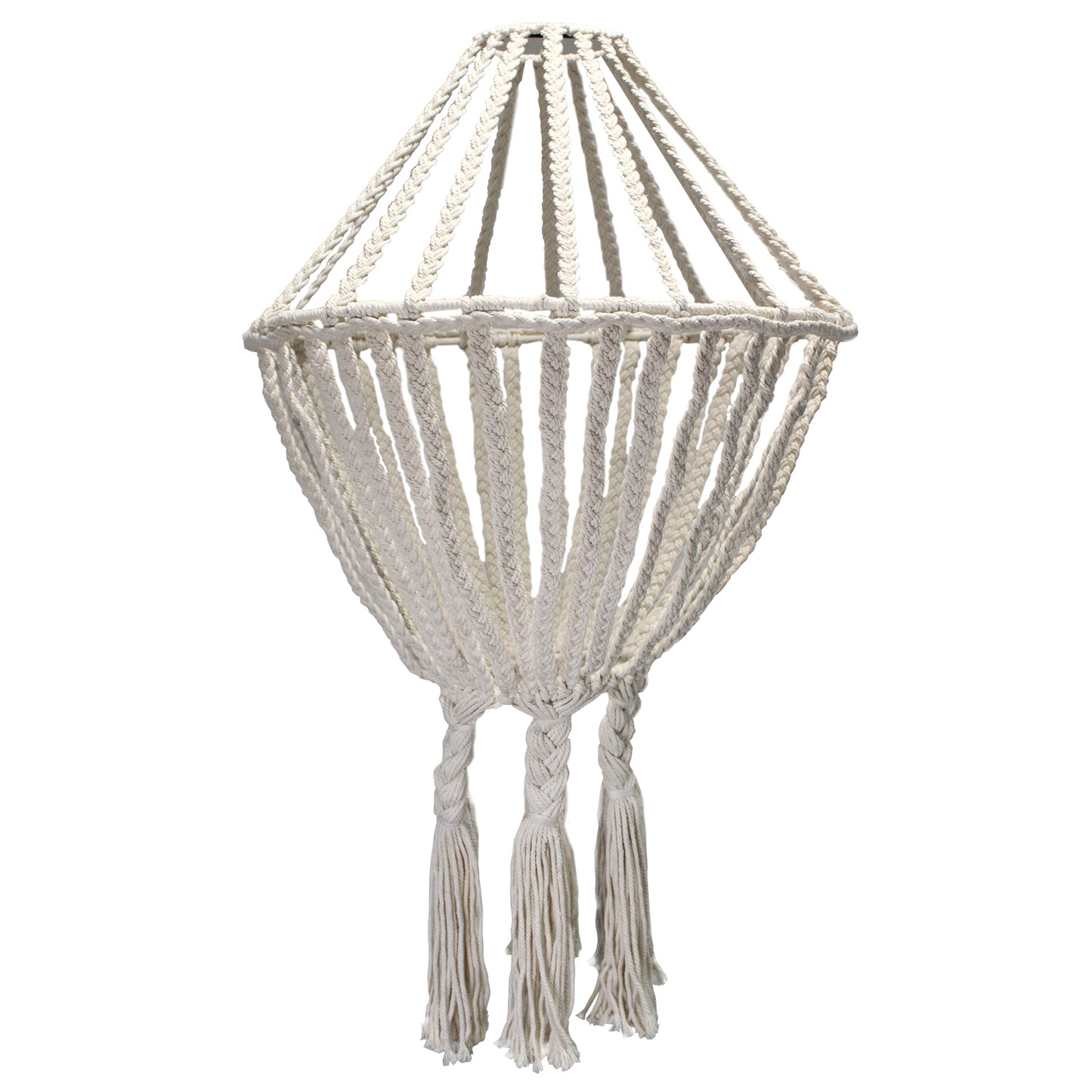 Macrame Lamp - Large - Natural