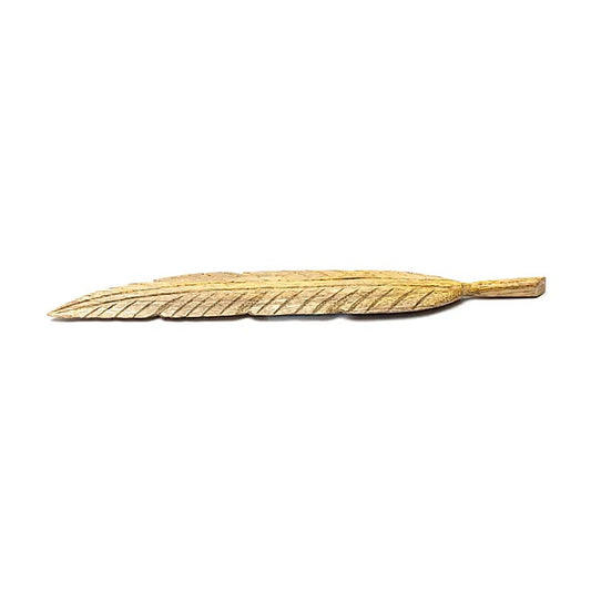 Mango Wood Smudge Feather | Smudging Ritual Accessory