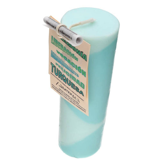Handmade Soy Candle - Turquoise & Happiness