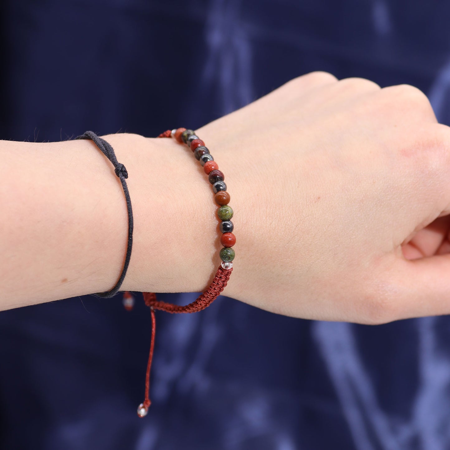 Zodiac Kristallen Kaars met Edelsteen Armband - Ram
