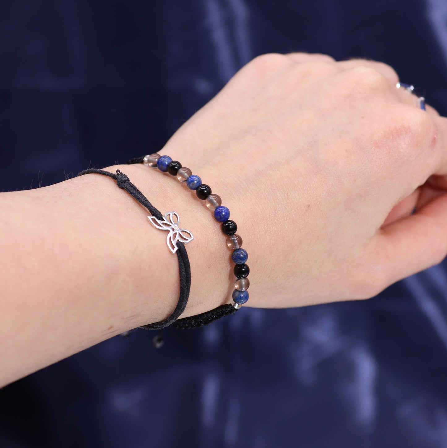 Zodiac Kristallen Kaars met Edelsteen Armband - Schorpioen