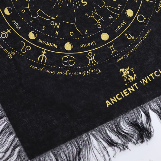 Pendel Waarzegdoek Alziend Oog | Zwart & Goud | Divinatie & Tarot