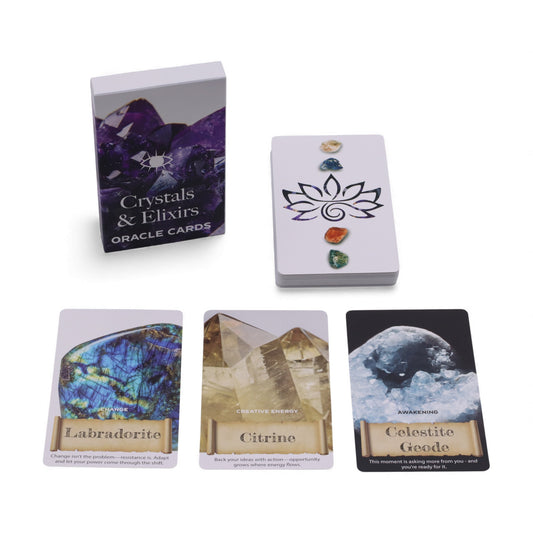 Crystals & Elixirs Orakelkaarten | Kristallen & Helende Energie | Spiritueel Deck