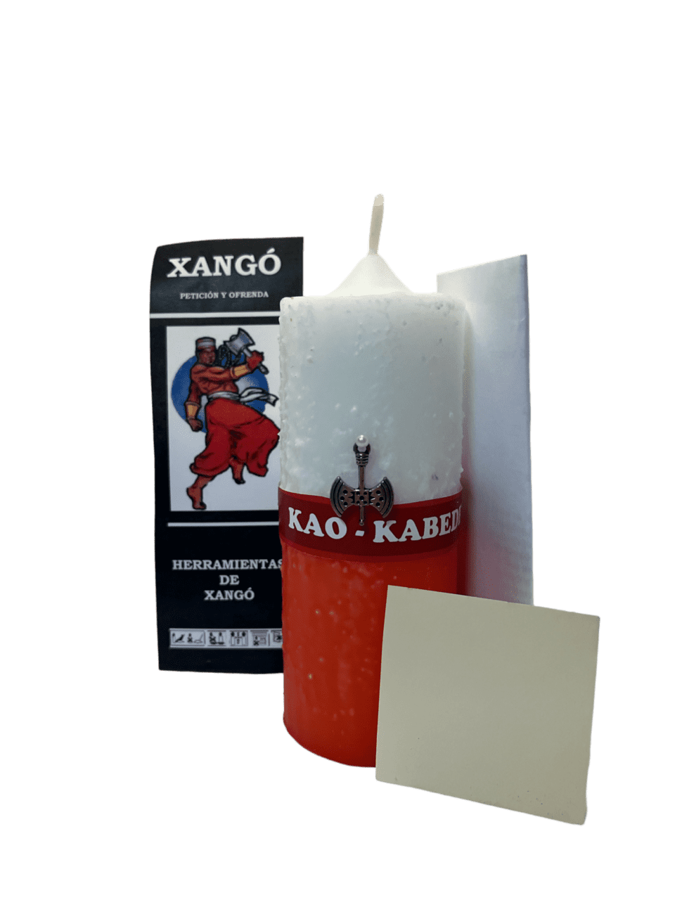 Velón Xangô – Rituele Kaars voor Rechtvaardigheid & Mannelijke Kracht