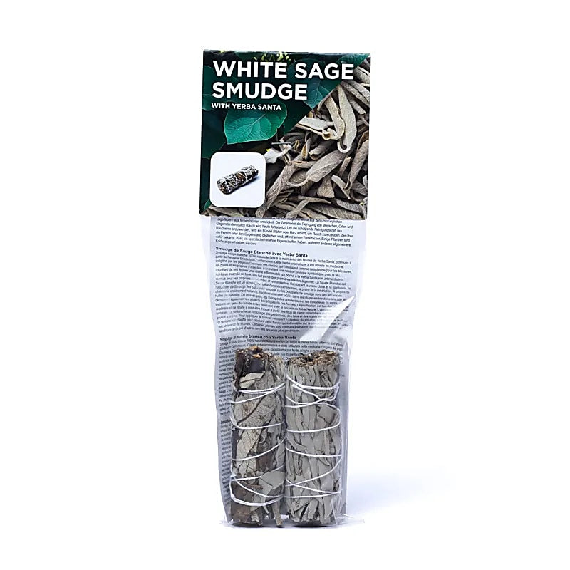 Witte Salie Smudge met Yerba Santa | Set van 2 (S) | Amstercharmed