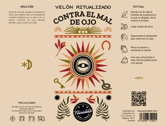 Rituele kaars tegen het boze oog - Bescherming