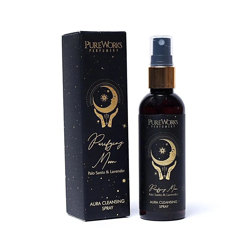PureWorks Purifying Moon – Kamerspray met Palo Santo & Lavendel voor Aura & Ruimtereiniging