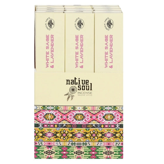 Native Soul White Sage & Lavender wierookstokjes