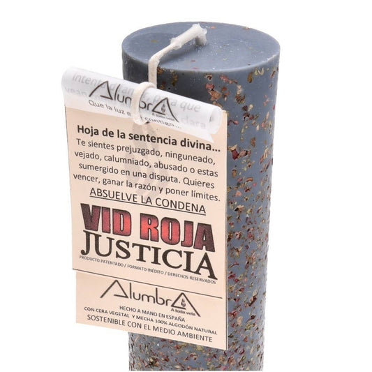 Handmade Red Vine Candle — Justice, Acquittal & Setting Boundaries