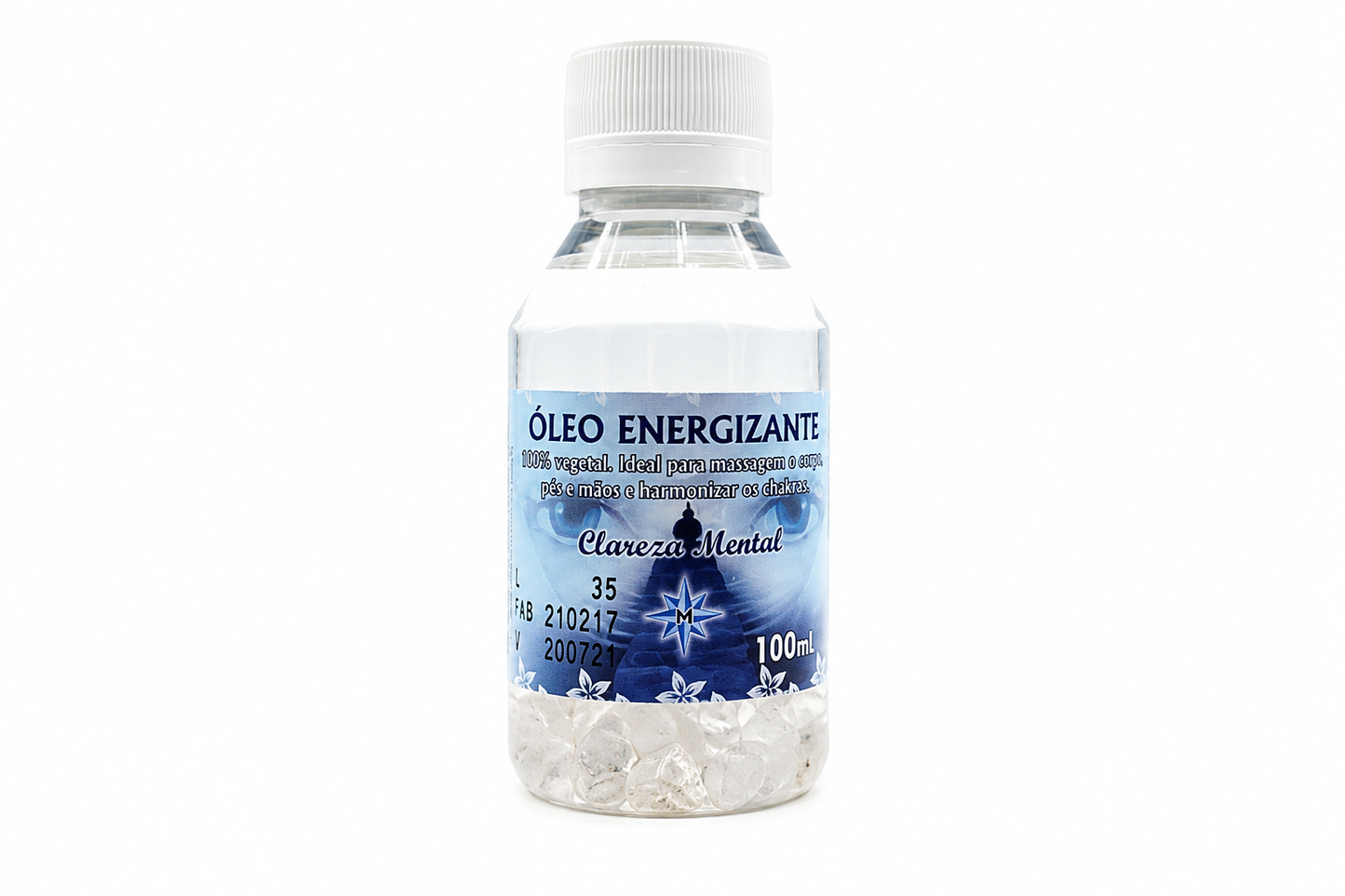Óleo Energizante Clareza Mental 100ml – Mentale Helderheid & Chakra-Harmonisatie