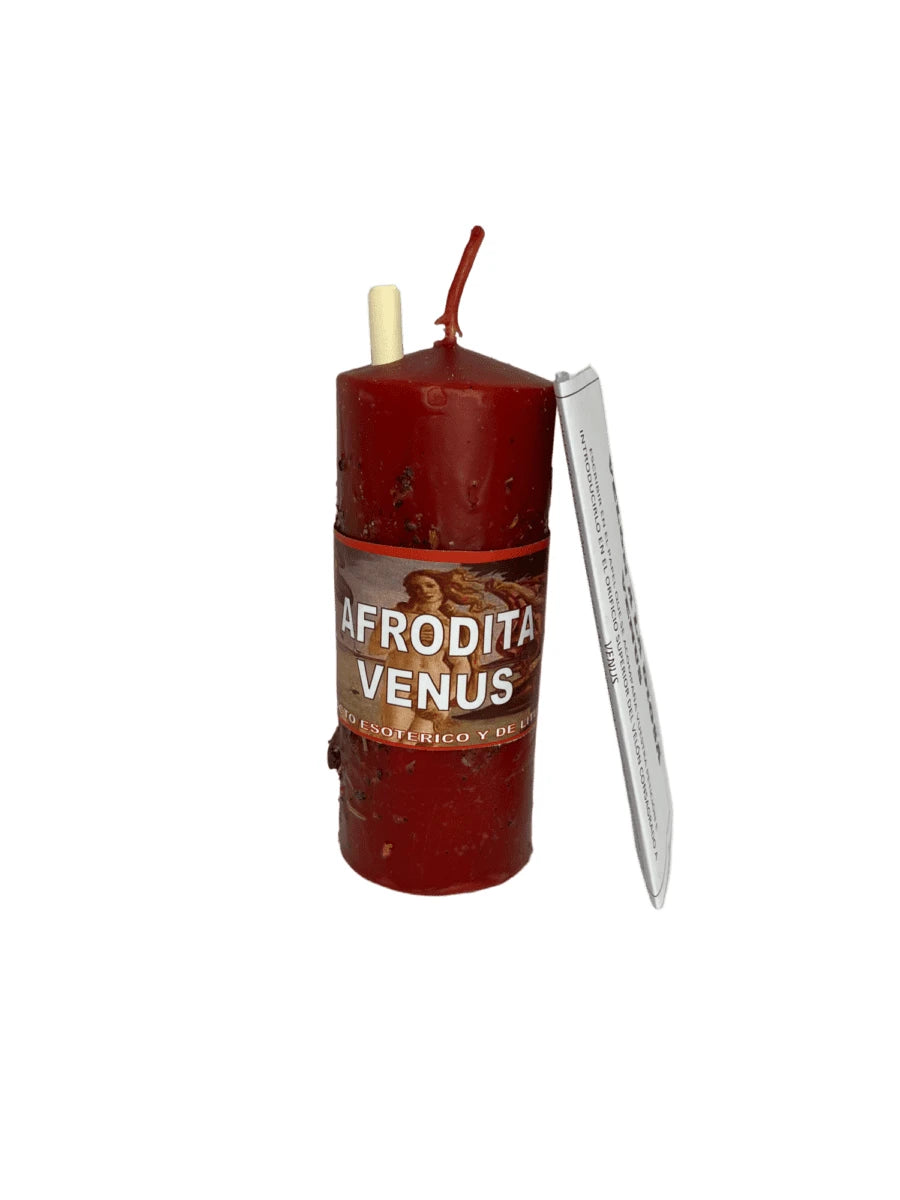Herboreo Venus Afrodita Kaars – Rituele Kaars voor Liefde, Schoonheid & Aantrekkingskracht