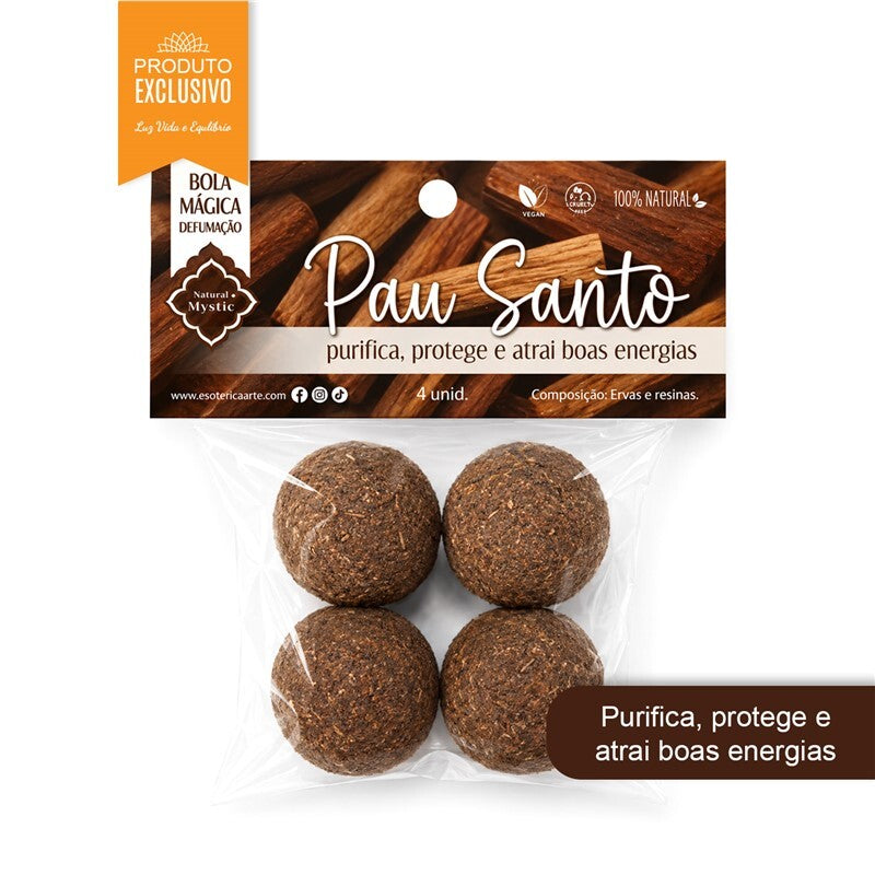 Wierook Bombitas Pau Santo – Reinigt, Beschermt & Trekt Goede Energie aan | 4 stuks