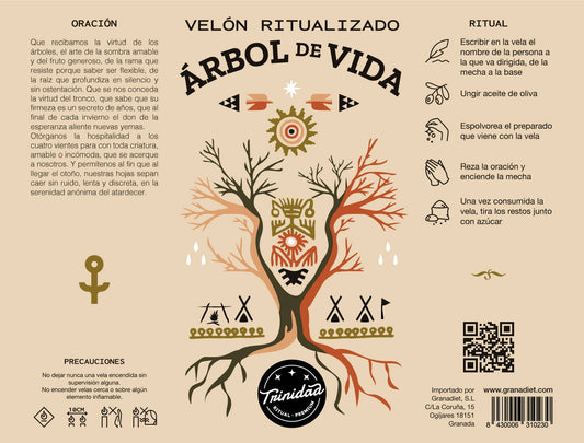 Tree of Life ritueelkaars - Voorspoed