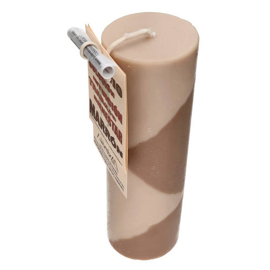 Handmade Soy Candle - Brown & Work