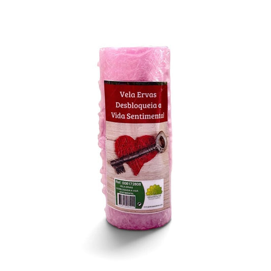 Kruidenkaars Emotionele Balans – 14 × 6 cm