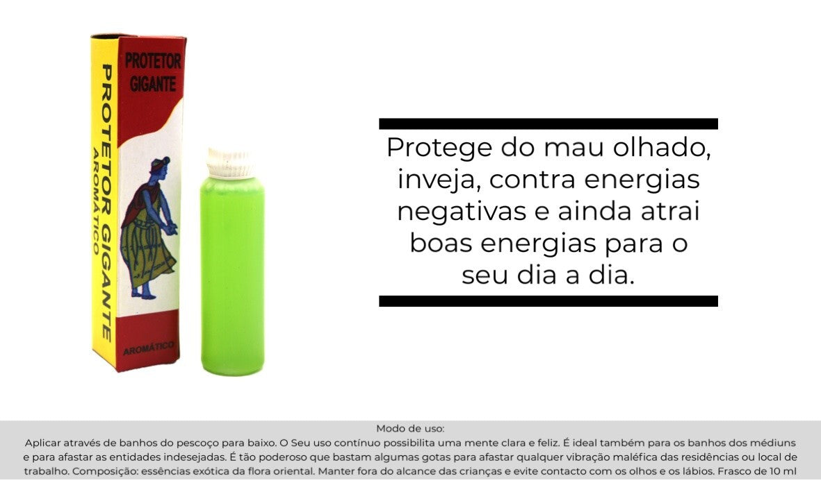 Protector Gigante 8ml – Rituele Beschermingsolie voor Krachtige Spirituele Bescherming