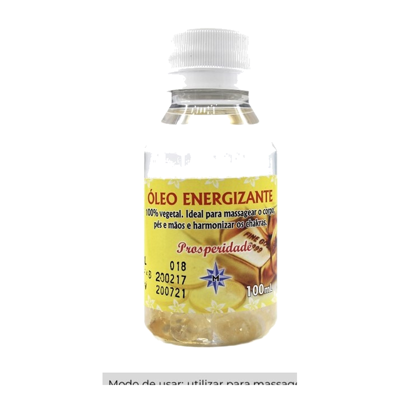Óleo Energizante Prosperidade 100ml – Overvloed, Positiviteit & Wortelchakra