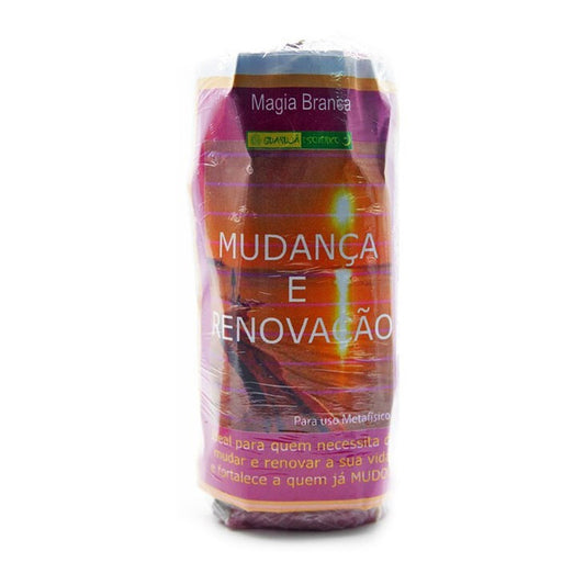 Vela Ervas Mudança/Renovação – Kruidenkaars voor Verandering & Vernieuwing