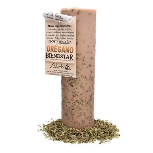 Handgemaakte Soja Kaars – Oregano & Welzijn