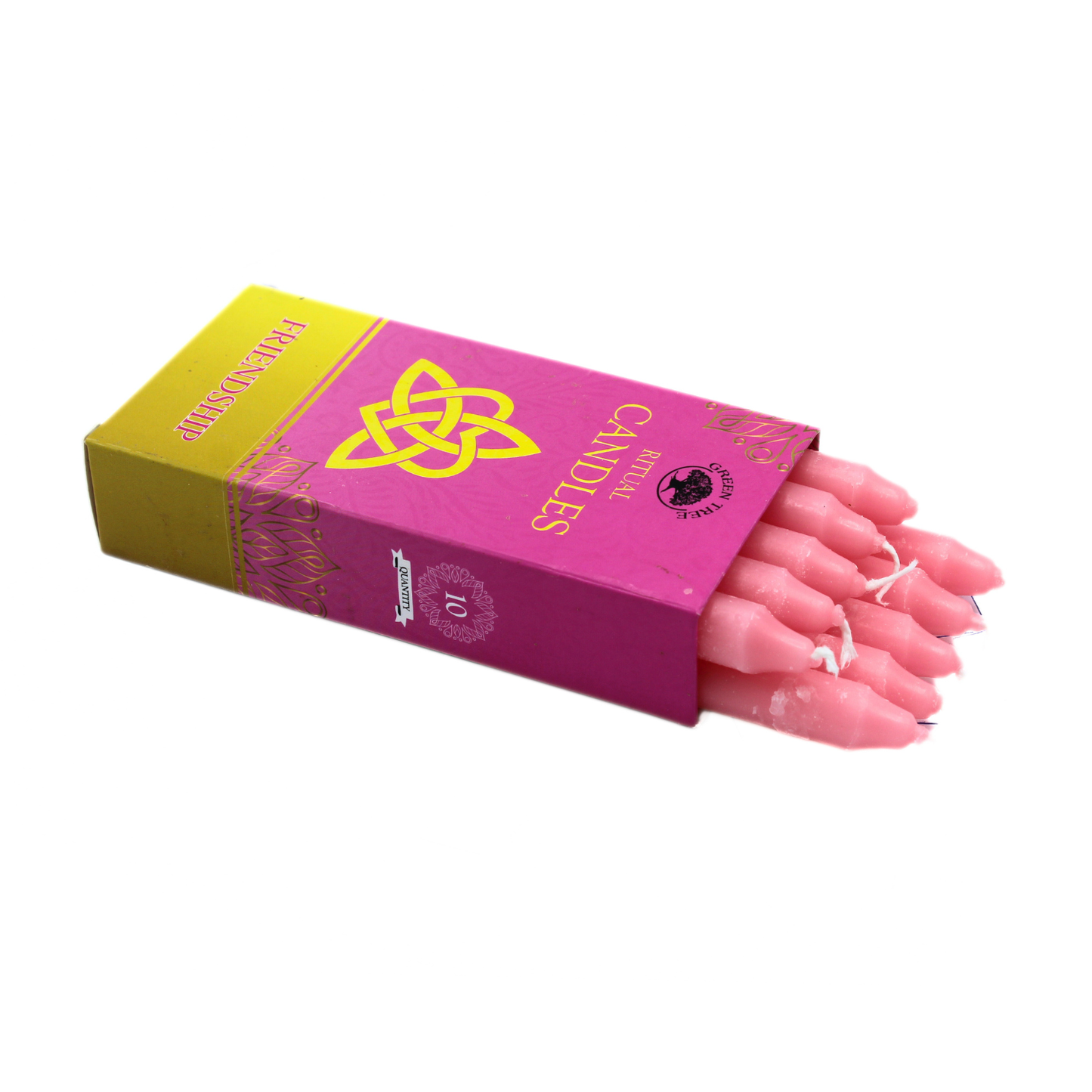 Green Tree Friendship Ritual Kaarsen – Set van 10