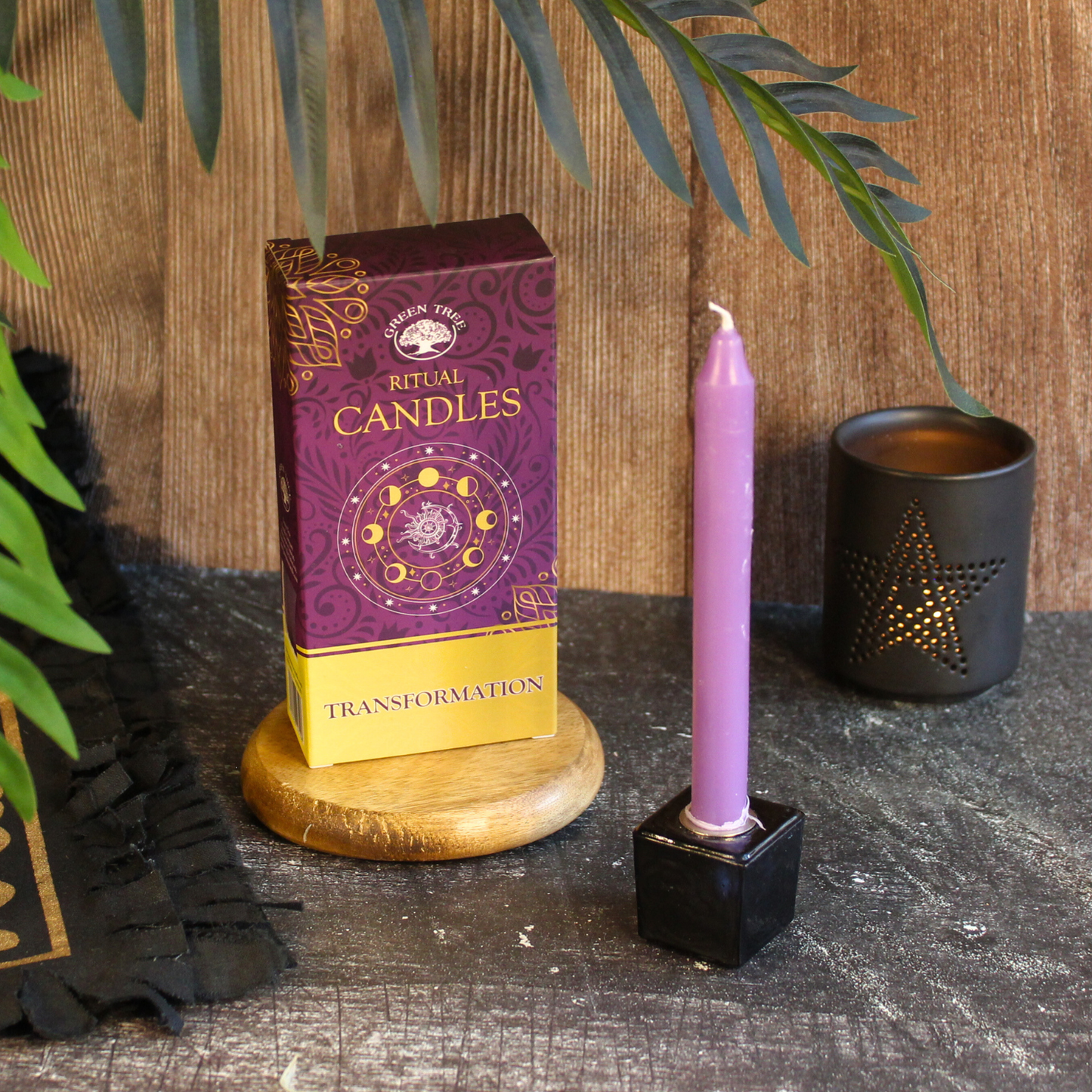 Green Tree Ritual Transformation Kaarsen – Set van 10