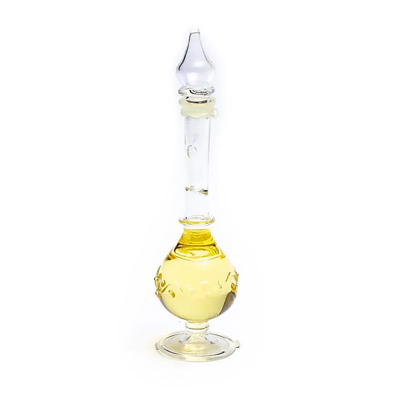 Sandelhout & Vetiver Geurolie – Handgeblazen Glazen Flesje | Song of India