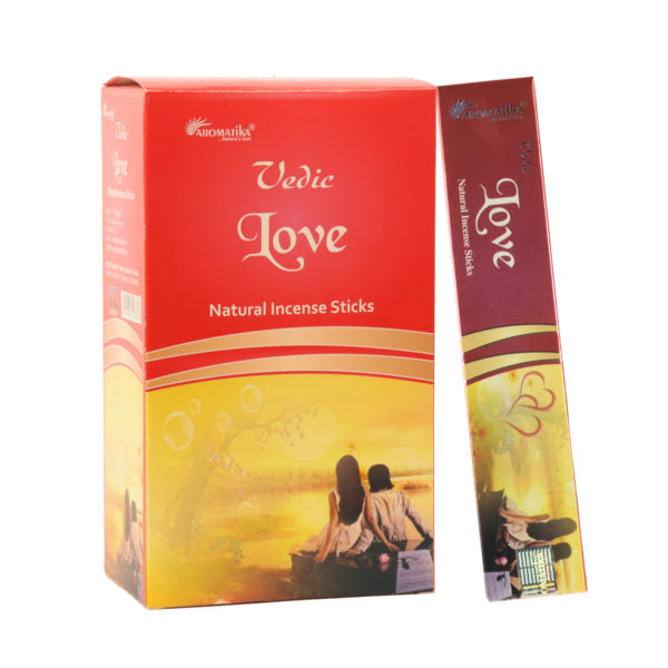 Vedic Wierookstokjes Liefde | Aromatika | Amstercharmed