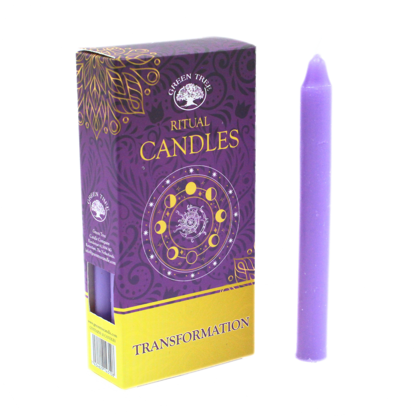 Green Tree Ritual Transformation Kaarsen – Set van 10