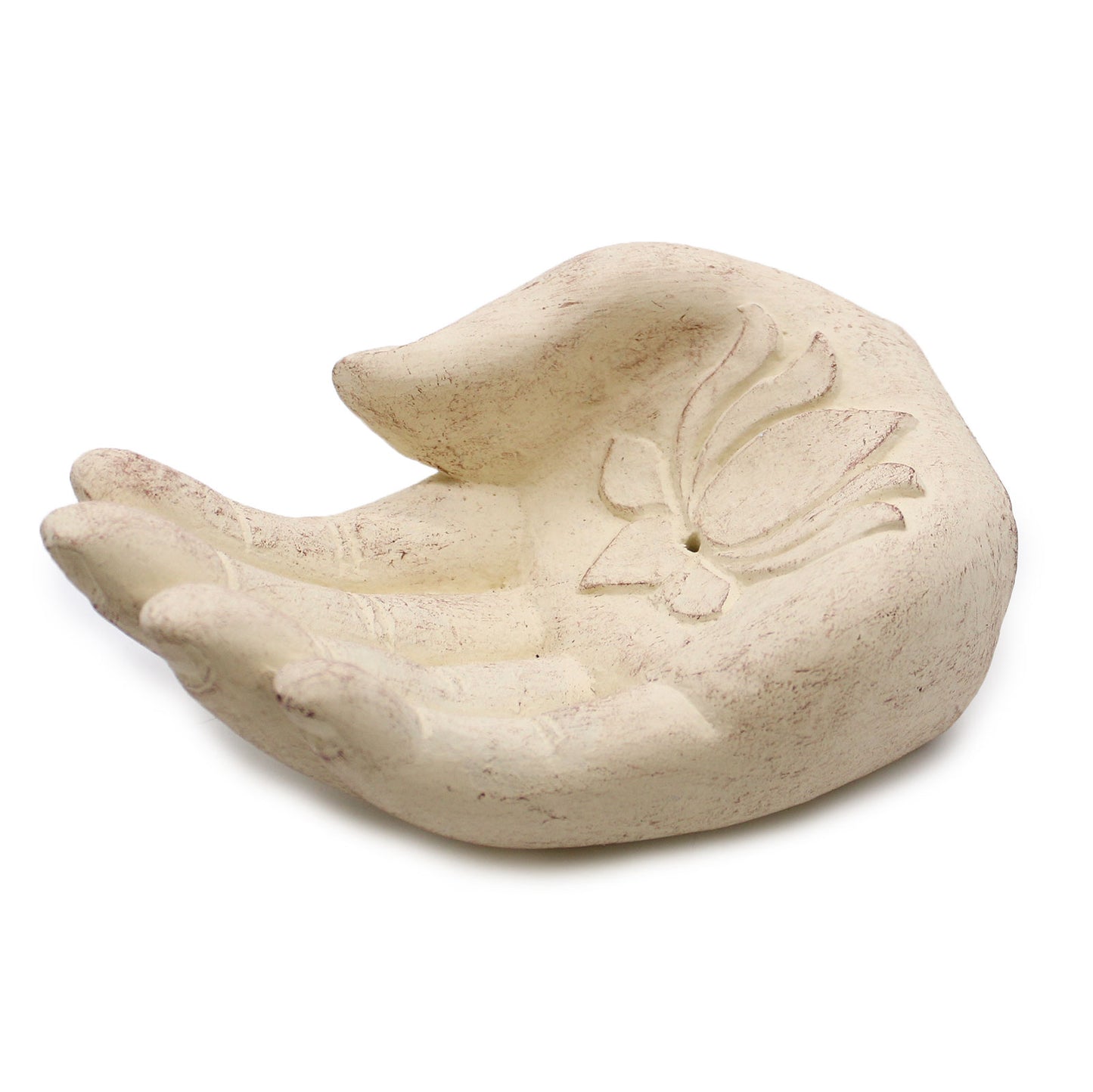 Hand Wierookbrander Lotus | Wit | Amstercharmed