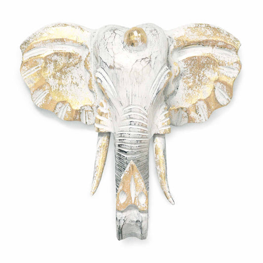 Grote Olifantenkop - Goud & Whitewash