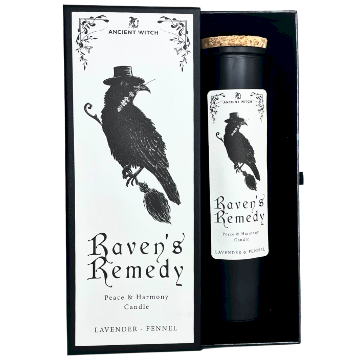 Ancient Witch Cleansing Candles - Crow Remedy