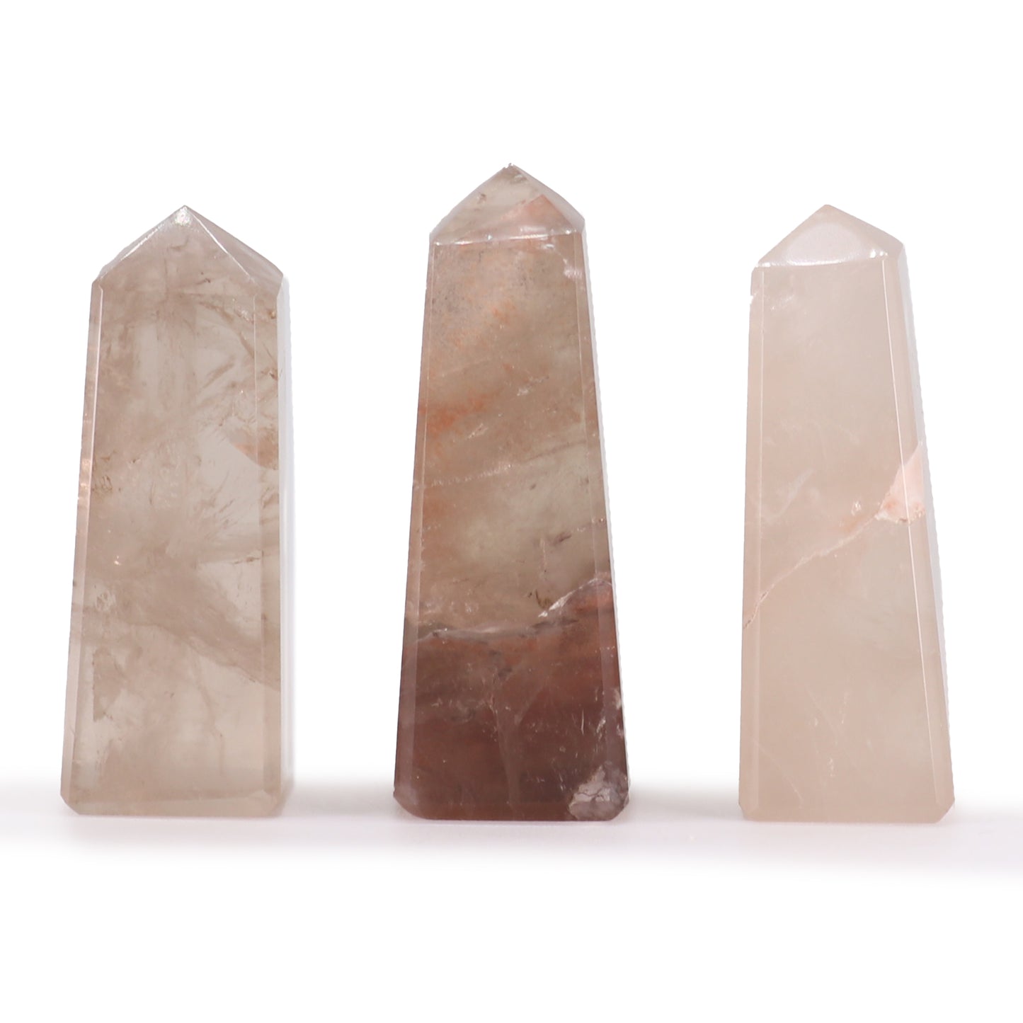 Rookkwarts Obelisk Punten | Set van 3 | ±3,5–5cm