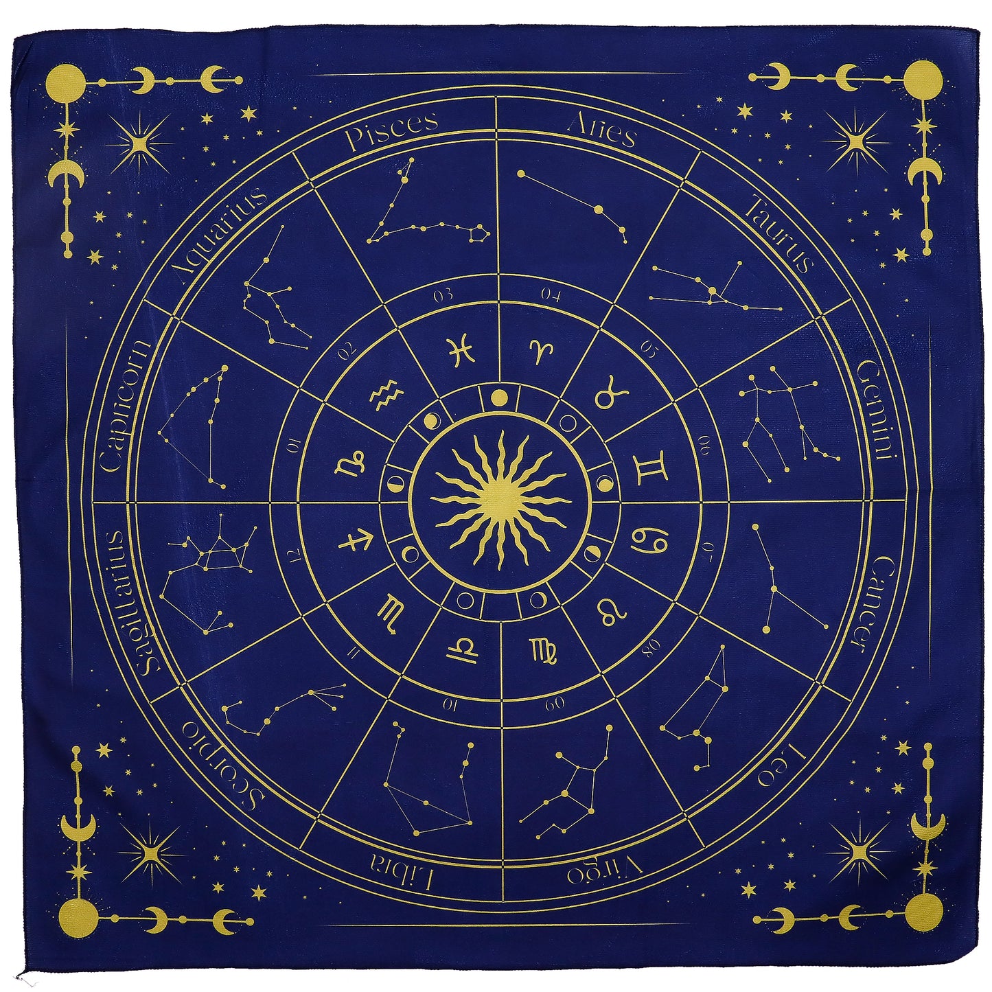 Tarotleeskleed Dierenriem – Zodiac Altaarkleed 75x75 cm
