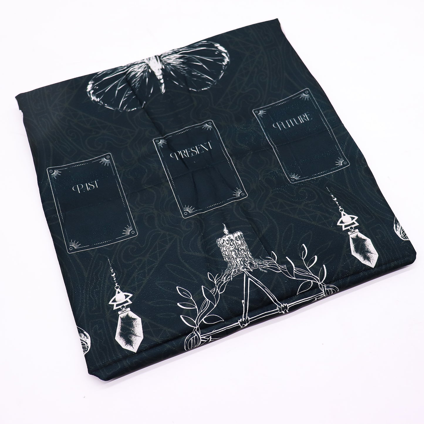 Tarotleeskleed Oude Heks – Hekserij Altaarkleed 75x75 cm