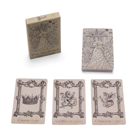 The Spellbook Oracle Cards | Witchcraft Deck | Vintage Occult Style