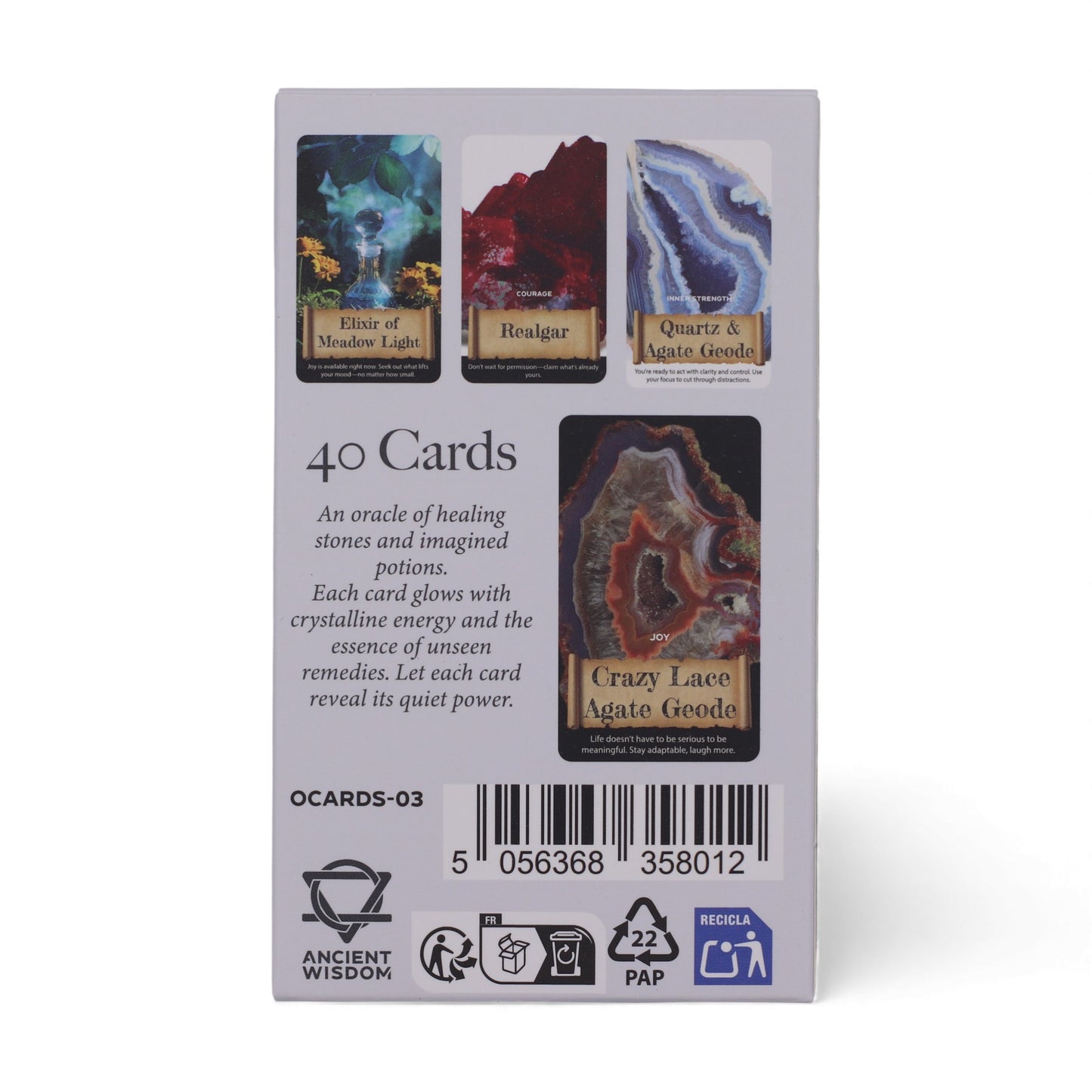 Crystals & Elixirs Orakelkaarten | Kristallen & Helende Energie | Spiritueel Deck
