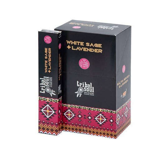 Tribal Soul White Sage & Lavender Incense 15g – Cleansing & Peace