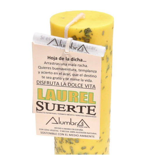 Handmade Bay Leaf Candle — Luck, Success & La Dolce Vita