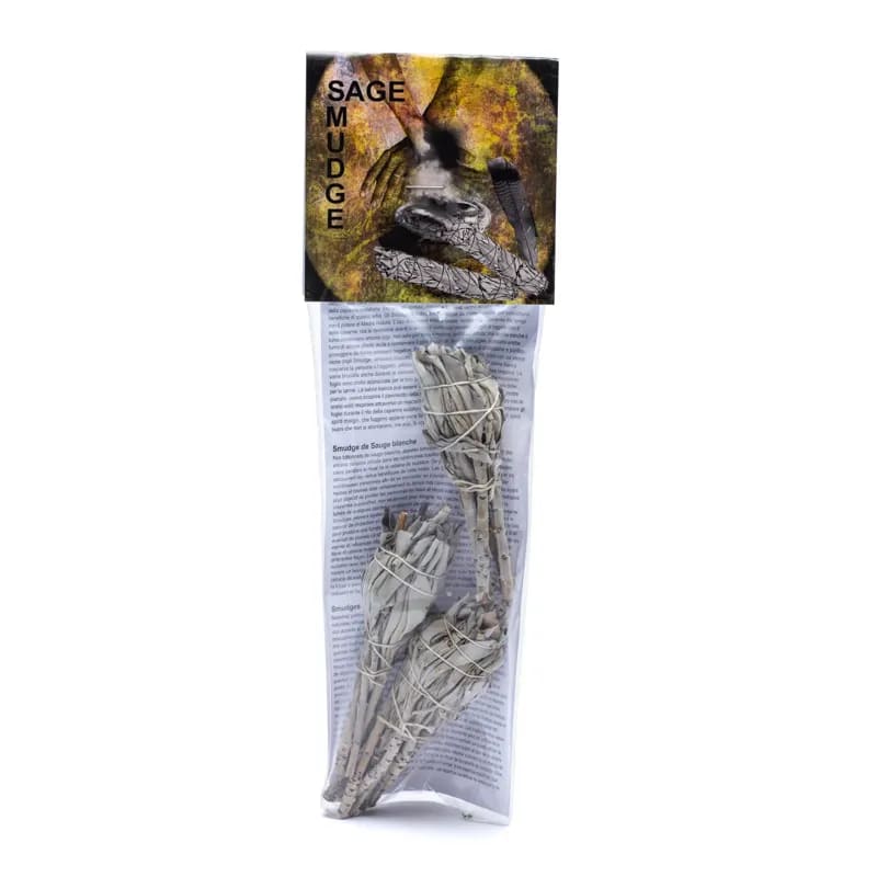 Witte Salie Smudge Fakkel | Set van 3 | Amstercharmed