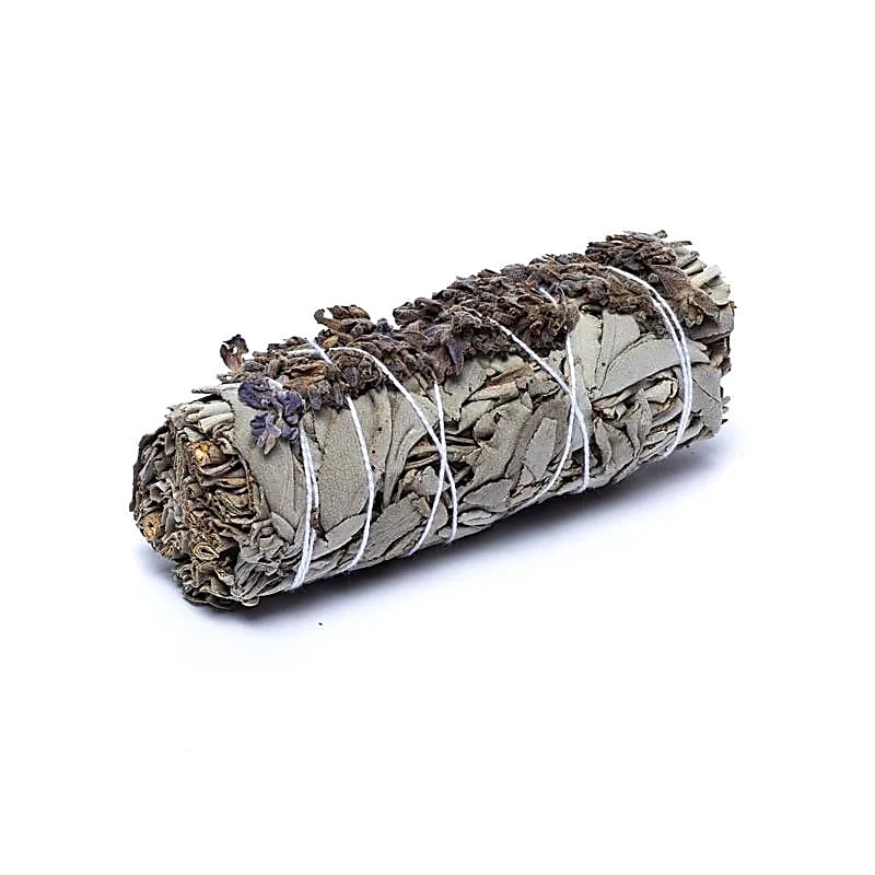 Witte Salie Smudge met Lavendel | Set van 2 (S) | Amstercharmed