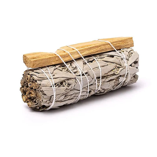 White Sage Smudge with Palo Santo | Set of 2 | Amstercharmed