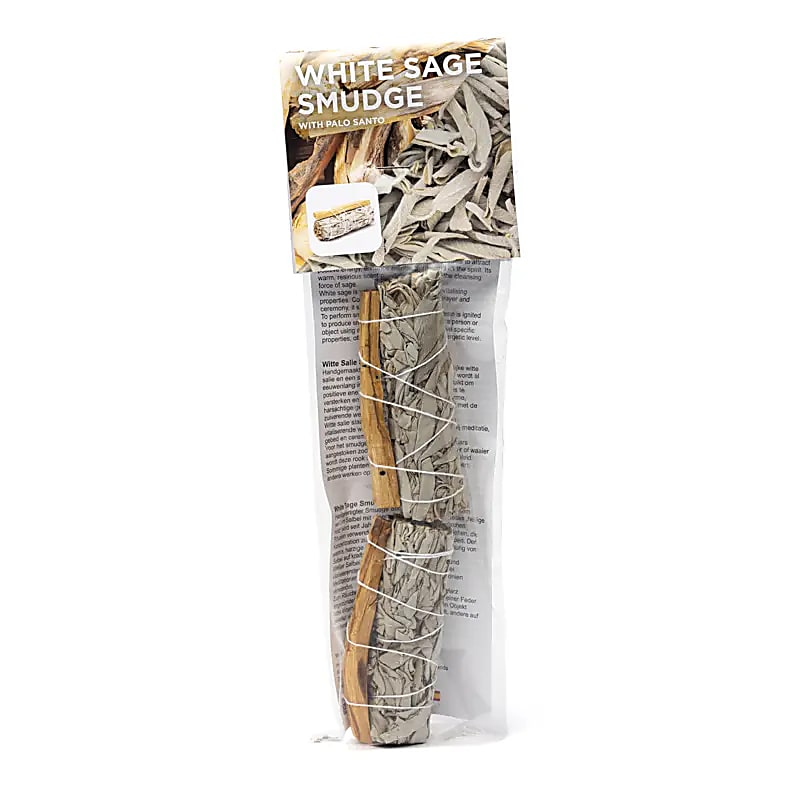 Witte Salie Smudge met Palo Santo | Set van 2 | Amstercharmed