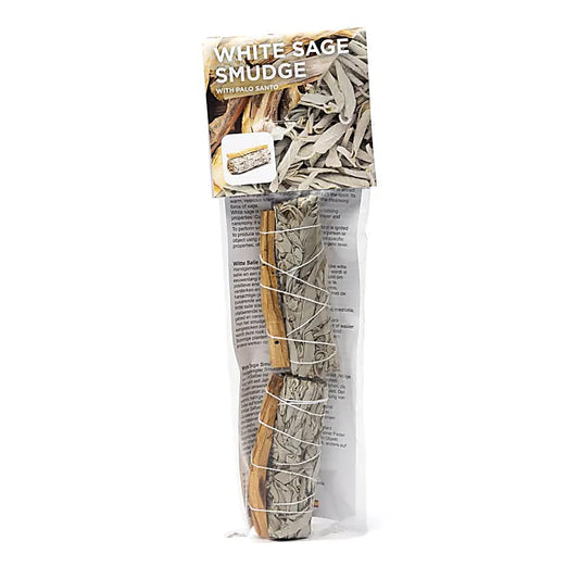 White Sage Smudge with Palo Santo | Set of 2 | Amstercharmed
