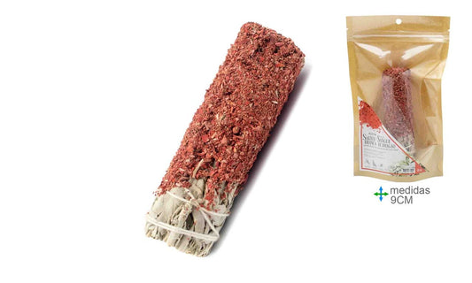 Smudge Stick White Sage & Dragon's Blood 9cm – Cleansing & Protection