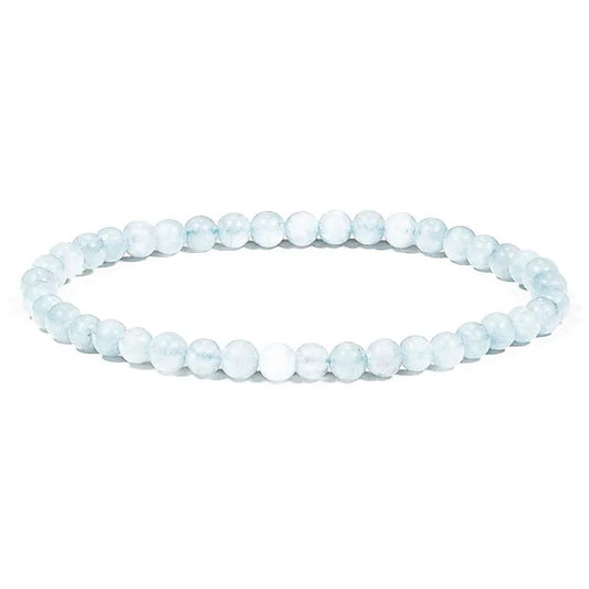 Armband aquamarijn Diameter kraal cm ±0.3